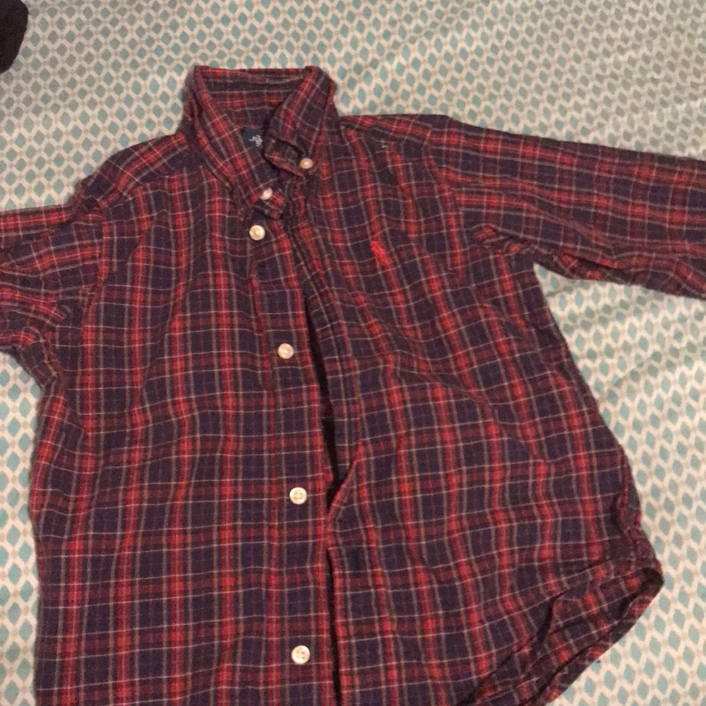 Long sleeve causal polo
